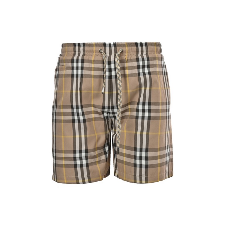 BurberryBurberry 23ss New Colorway Check ShortsFabric original customized, functional twill fabric, ready-to-wear 100% positioning on the strip to the grid, very time-consuming waste, density feel and the original to ach