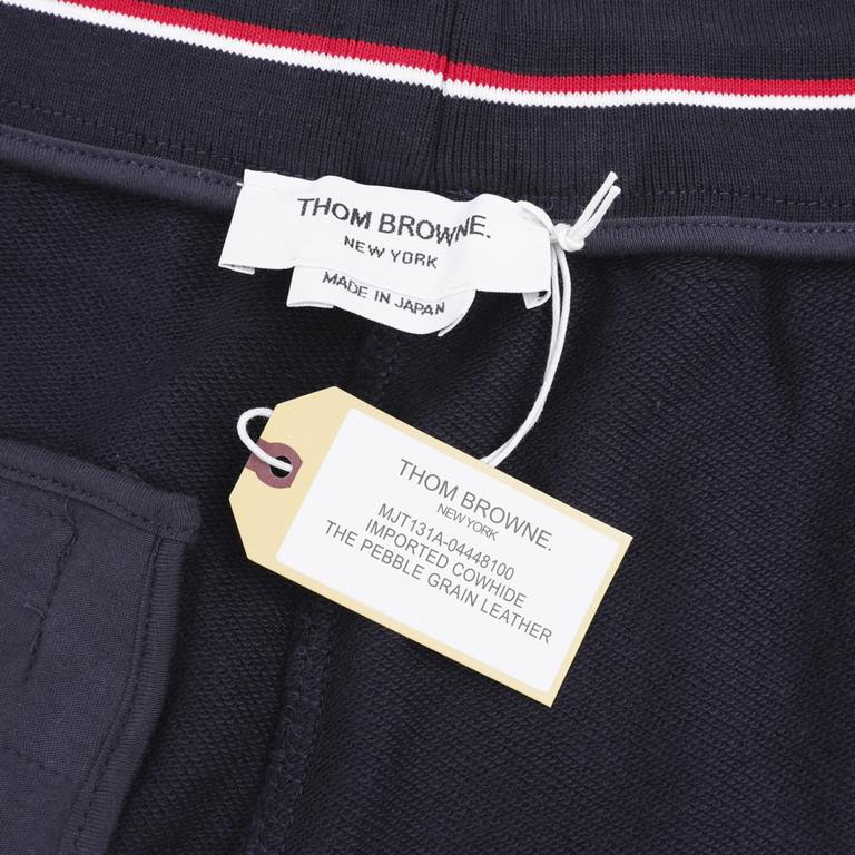 Thom Browne  Tom Browne four bar color weave shortsCustom 32jc primary cotton terry, special color many times to adjust the fixed dyeing, years of operation TB accessories are basically completely consistent, pocket clot