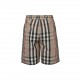 BurberryBurberry 23ss new spliced plaid beach shortsFabric original customized, functional twill fabric, ready-to-wear 100% positioning on the strip to the grid, very time-consuming waste, density feel and the original t