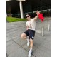 #Thom BrowneThom Browne 23ss Striped Ribbon Beach Shorts Top