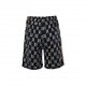 Gucci  Gucci classic all over print jacquard shorts.Original custom cotton jacquard fabric pockets hand-positioned planted all the letters are horizontal and vertical are aligned Set zipper head is heavy specific brushed