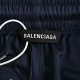 Balenciaga 23ssBalenciagaParis 23ss Tower Embroidery Patchwork ShortsCustom woven and dyed navy blue breathable mesh fabric fabric pretreatment washing and color fixing to prevent white and blue collision imported from J