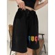 #GucciGucci 23ss Rainbow Gradient Lightning Printed Shorts Top