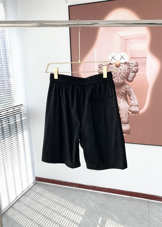 GUCI Gujia 2023 spring and summer new men and women with the same   GG pattern casual sports shorts pants! Trading company channel thin out, synchronized official website on sale! G home spring and summer series of coupl