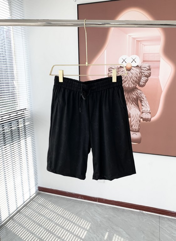 GUCI Gujia 2023 spring and summer new men and women with the same   GG pattern casual sports shorts pants! Trading company channel thin out, synchronized official website on sale! G home spring and summer series of coupl