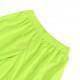 BalenciagaParis 23ss fluorescent embroidery patchwork shortsCustom weaving and dyeing fluorescent green breathable mesh fabric fabric pretreatment washing and color fixing in order to prevent color collision imported fro