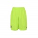 BalenciagaParis 23ss fluorescent embroidery patchwork shortsCustom weaving and dyeing fluorescent green breathable mesh fabric fabric pretreatment washing and color fixing in order to prevent color collision imported fro