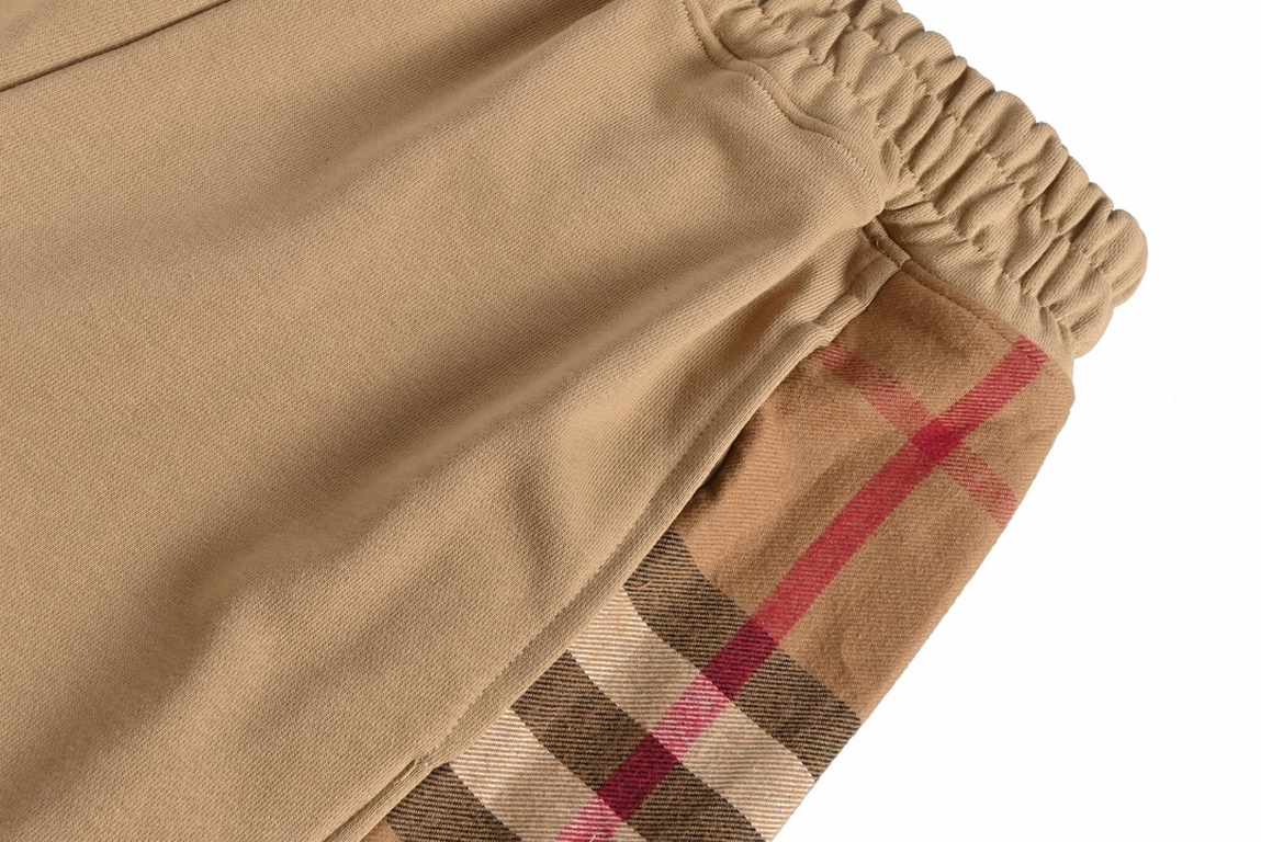 BurberryBurberry 23ss Classic Side Check Patchwork Shorts100% Cotton 380g Towel bottom sweatshirt fabric, 100% reproduction. Side panels in classic colorblocked fabric.Rubberized waterproof label on back pocket, 99% repr