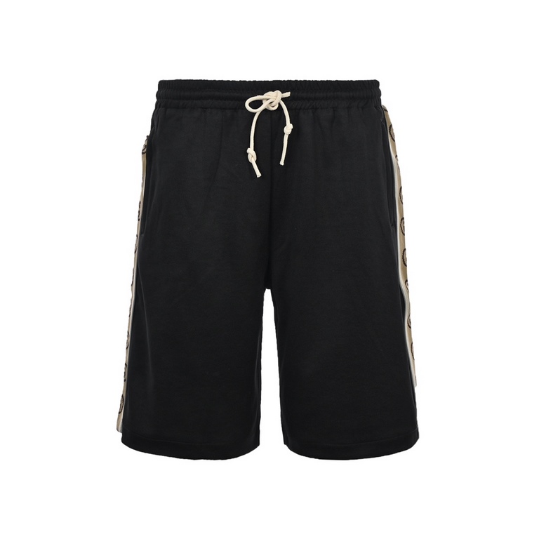 GucciGucci 20ss Side Double G Reflective Webbing ShortsThis main fabric staple woven silk cover cotton fabric, fabric soft and delicate smooth, the side using fixed weave sesame pattern webbing position symmetrical left 