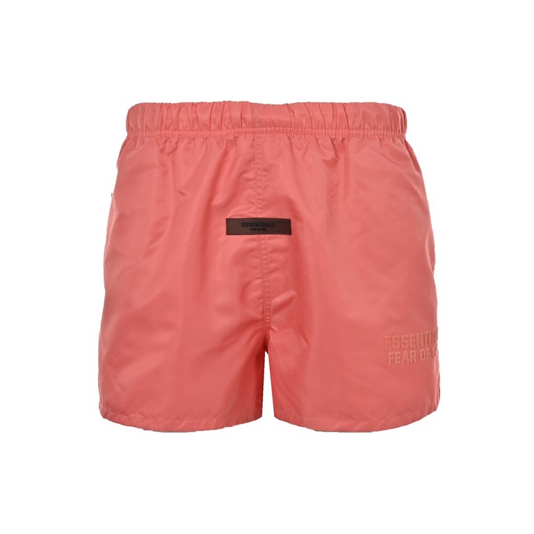 Fear of god High Street Flocked Woven ShortsFOG ESSentials. The eighth season of the new woven nylon flocking American small shorts, fabrics are made of nylon, loose version of the summer wearing sports without a sense o