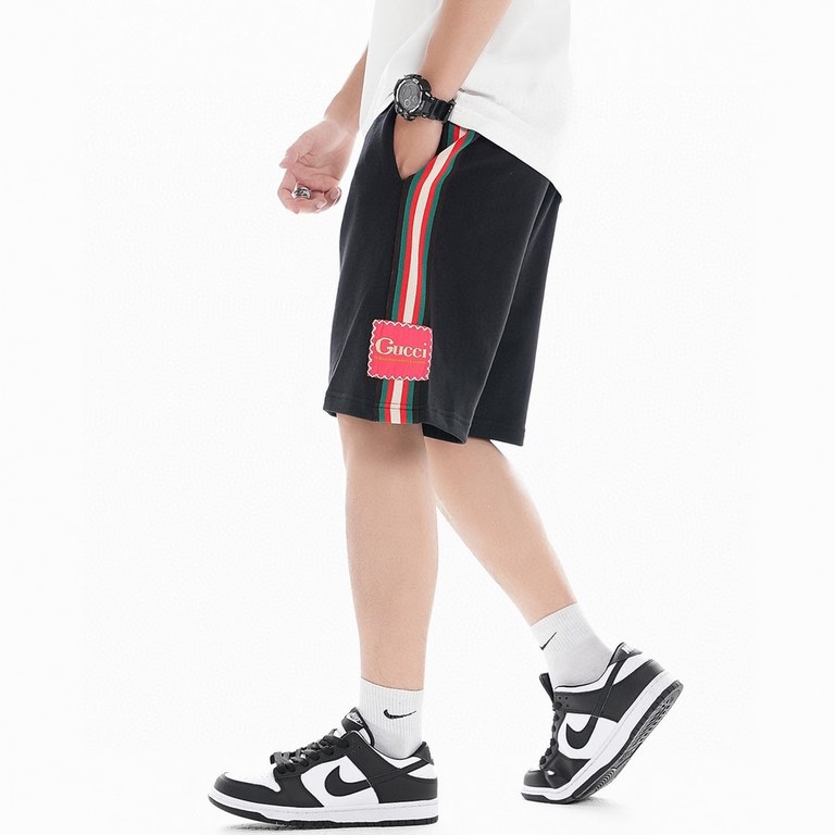 #GucciGucci 23ss Side Square Label Webbing Shorts Top