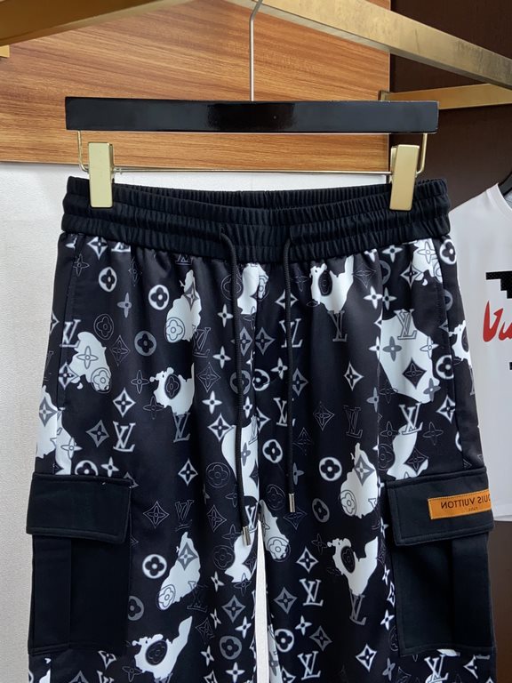 L brand 2023 spring and summer new casual shorts, official website synchronization sale, pants craft design, imported guest accessories, fabric customization, OEM products free of inspection! Every detail to the extreme,