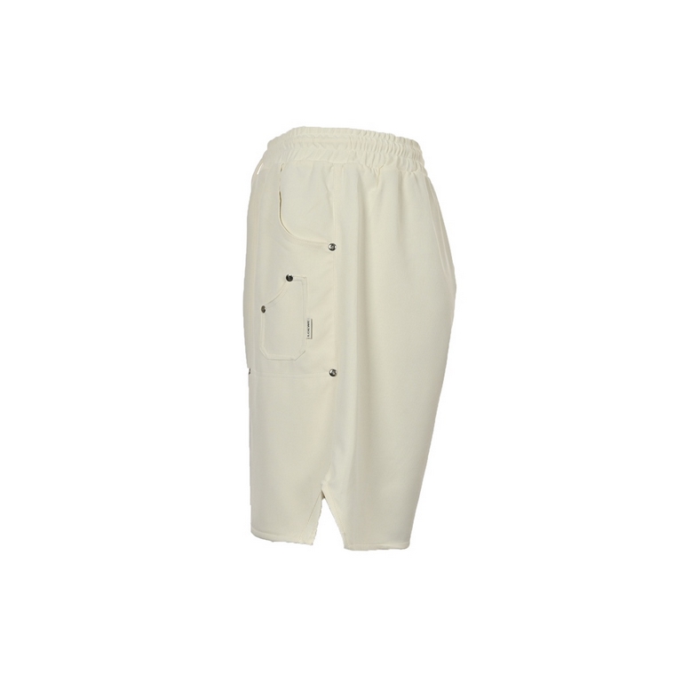 LoeweLoewe 23ss Basic Willow Studded ShortsThe fabric is woven and dyed to order, from 3,000 meters per color, exclusively for Loewe! Side seam process requires a special machine, which also makes the production threshol