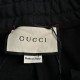 GucciGucci 23ss side square label webbing shortsCounter customized cotton fabric, super texture, soft and breathable, fashionable men's and women's casual shorts.Color blackalmondSizeS-XL