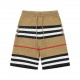 Burberry shorts BURBERRY Burberry Classic2023SS new knitted shorts, custom fabric using wafer fabric weaving, jacquard knitting process, version of the tight three-dimensional, 4-bar splicing, customized trouser rope har