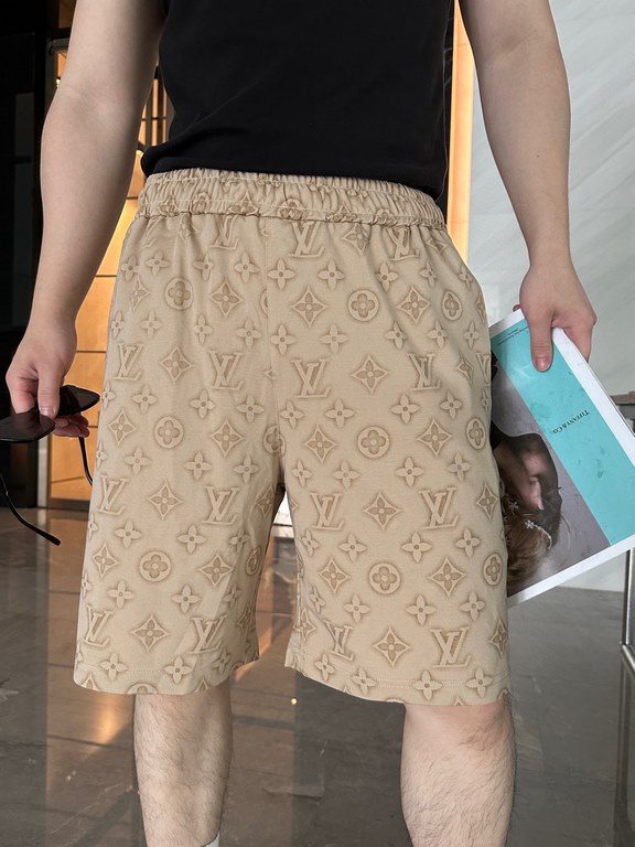 #LouisVuitton 23ss Old Flower All Over Print Shorts Up