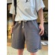 #BalenciagaBalenciaga 23ss Embossed Letter Logo Basic Shorts Top