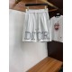 Dior 2023 spring and summer new casual shorts, the official website synchronization sale, pants craft design, imported guest accessories, fabric customization, factory production inspection-free! Every detail to the extr