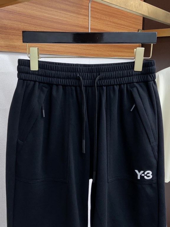 Y-3 2023 spring and summer new casual shorts, official website synchronization sale, pants craft design, imported guest accessories, fabric customization, OEM production inspection-free! Every detail to the extreme, the 