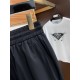 Prada 2023 spring and summer new casual shorts, the official website synchronization sale, pants craft design, imported guest accessories, fabric customization, factory production inspection-free! Every detail to the ext