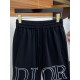 Dior 2023 spring and summer new casual shorts, the official website synchronization sale, pants craft design, imported guest accessories, fabric customization, factory production inspection-free! Every detail to the extr