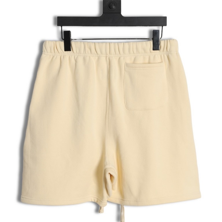 FEAR OF GOD FOG essential rethreaded classic print shorts320g 32 x 12 cotton plush fabric, using the original consistent padded plush fabric, plush fabric with good breathability is not easy to deform and become wrinkled