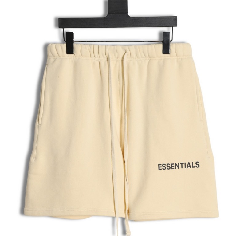 FEAR OF GOD FOG essential rethreaded classic print shorts320g 32 x 12 cotton plush fabric, using the original consistent padded plush fabric, plush fabric with good breathability is not easy to deform and become wrinkled