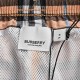 BurberryBurberry striped plaid beach shortsSummer channel limited beach shorts, custom striped fabric as the finishing touch of the entire pants, more personality senior, loose wide leg pants version, on the body in seco