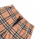 BurberryBurberry striped plaid beach shortsSummer channel limited beach shorts, custom striped fabric as the finishing touch of the entire pants, more personality senior, loose wide leg pants version, on the body in seco