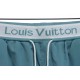 Louis vuitton louis vuitton lv 2023 hammer tool embroidered shorts greenWaist custom threaded lining mesh lining custom hardware, more personalized senior, loose wide-legged pants version, on the body in seconds into lon