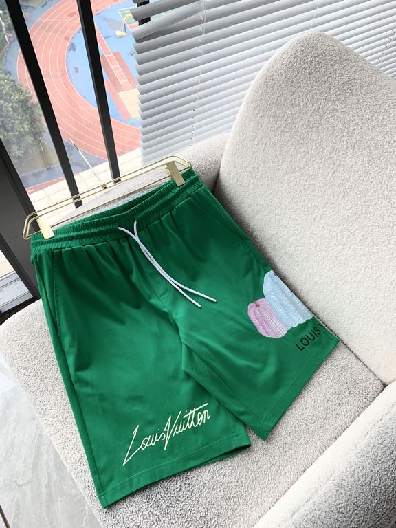 Louis Vuiton Louisden SpringSummer 2023 Unisex   Logo Casual Shorts, 2023 New Unisex Casual Shorts are online, another great piece of work that will make you look good! Theme concept of the road  Wieden, design letter lo