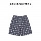 Louis vuitton LV heavy duty full print old flower beach shortsClassic series long full print shorts, counter customized fabric, breathable and comfortable, impeccable details, brand elements design concept, reflecting hi