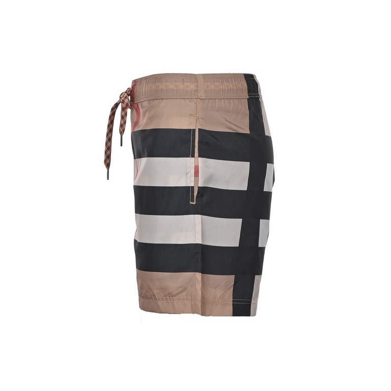 BurberryBurberry 23ss Checkered Spliced Silk ShortsSilk lightweight sporty fabric! Perfect for summer wear! Mesh patchwork inside! Breathable! Classic plaid in iconic colors! Customized drawstring! Customized full set of