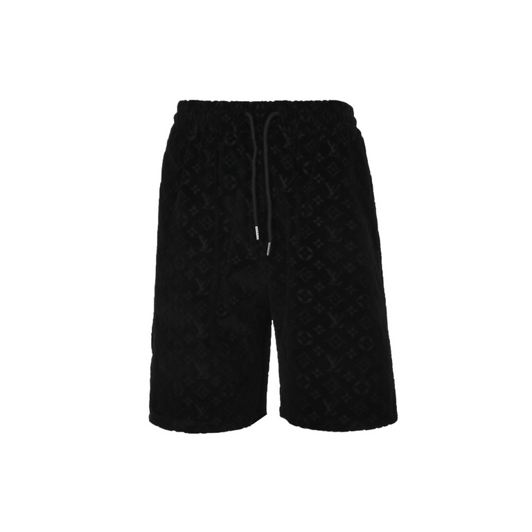 Louis VuittonLouis Vuitton 22ss Full Print Jacquard Logo ShortsThree-dimensional jacquard fabric, open mold customized     . weighs      The fabric is comfortable to the touch, the texture is dense. Soft and sinewy, brea