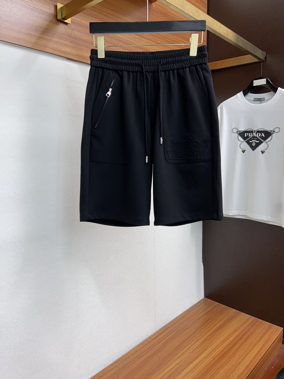 L brand 2023 spring and summer new casual shorts, official website synchronization sale, pants craft design, imported guest accessories, fabric customization, OEM products free of inspection! Every detail to the extreme,