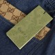 Gucci 23ss Appliqué Denim ShortsGucciGucci 23ss patchwork denim shortsThe fabric is made of high-count, high-density environmentally friendly washed denim fabric, solid color denim fabric   jacquard GG jacquard fabric sp