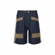 Gucci 23ss Appliqué Denim ShortsGucciGucci 23ss patchwork denim shortsThe fabric is made of high-count, high-density environmentally friendly washed denim fabric, solid color denim fabric   jacquard GG jacquard fabric sp