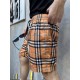 #BurberryBurberry Striped Plaid Beach Shorts On