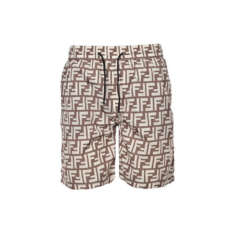 FendiFendi 23ss Full Print Double F Beach ShortsThe original domestic counter purchase, fixed weave original 11 fabric, 75d72f.140g functional breathable fabric. Imported digital direct spray process, the saturation of t