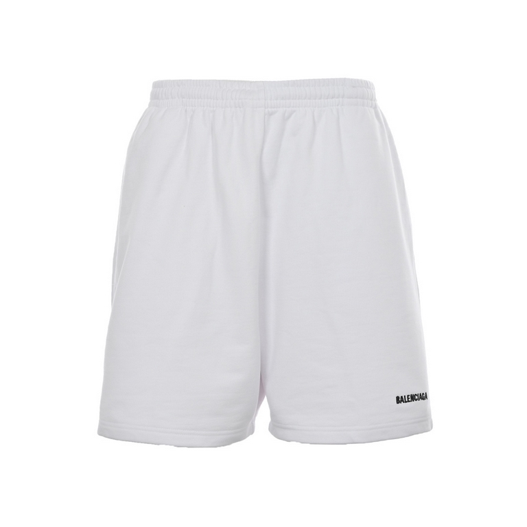 Balenciag  Balenciag Paris 22ss Embroidered Small Label ShortsThe style is simple and versatile, only focus on the material is unambiguous, on the body of the heavyweight texture is strong, very stylish. The 26S double s