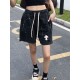 #Chrome HeartsCrowheart 23ss Splattered Ink Cross Appliqué Shorts Top