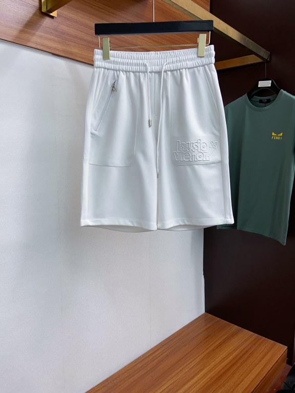 L brand 2023 spring and summer new casual shorts, official website synchronization sale, pants craft design, imported guest accessories, fabric customization, OEM products free of inspection! Every detail to the extreme,