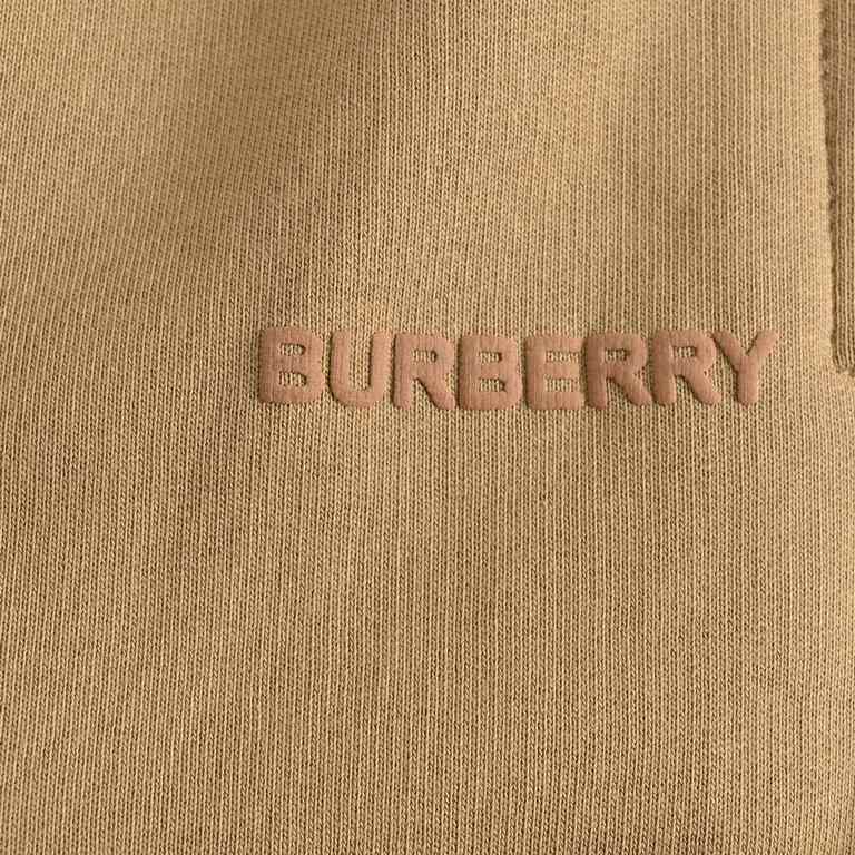 BurberryBurberry 23ss Foam Letter Label ShortsAdopting 380g terry cloth, burned hair without dust and double-side eating hair The surface of the fabric is clear and burr-free Silky touch, but also have a sense of flesh N