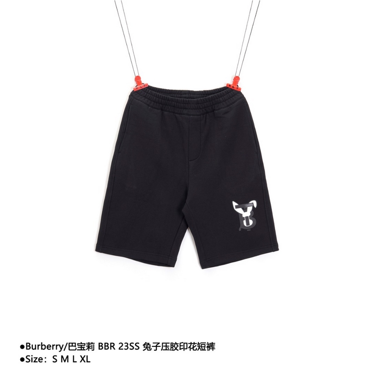 BurberryBurberry BBR 23SS Rabbit Embossed Floral ShortsSize：S M L XLThomas celebrates the Chinese Year of the Rabbit with a new cut from the designer's signature RT design!Customized flannelette cotton fabric is soft and