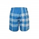 BurberryBurberry Striped Plaid Beach ShortsSummer channel limited beach shorts, custom striped fabric as the finishing touch of the entire pants, more personality senior, loose wide leg pants version, on the body in seco