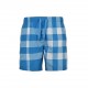 BurberryBurberry Striped Plaid Beach ShortsSummer channel limited beach shorts, custom striped fabric as the finishing touch of the entire pants, more personality senior, loose wide leg pants version, on the body in seco