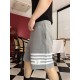 #Thom BrowneThom Browne 23ss Water Wave Waffle Shorts Top