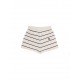 Miu Striped Shorts - Beige XS-LIn-stock sale Item No. 436063