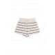 Miu Striped Shorts - Beige XS-LIn-stock sale Item No. 436063