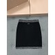 Miu Miu Women's Logo Embellished Cashmere Blend Set  The most awesome black suit for this summer, just the right amount of sexy without being playful and cute, the whole design shows off the female figure to the extreme,